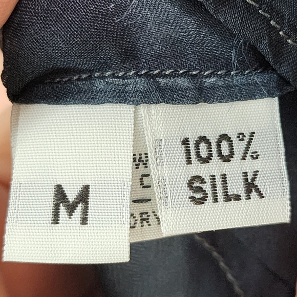 Homefrocks Women's 100% Silk Sleeveless Nipped Tunic Top - M - Picture 6 of 7